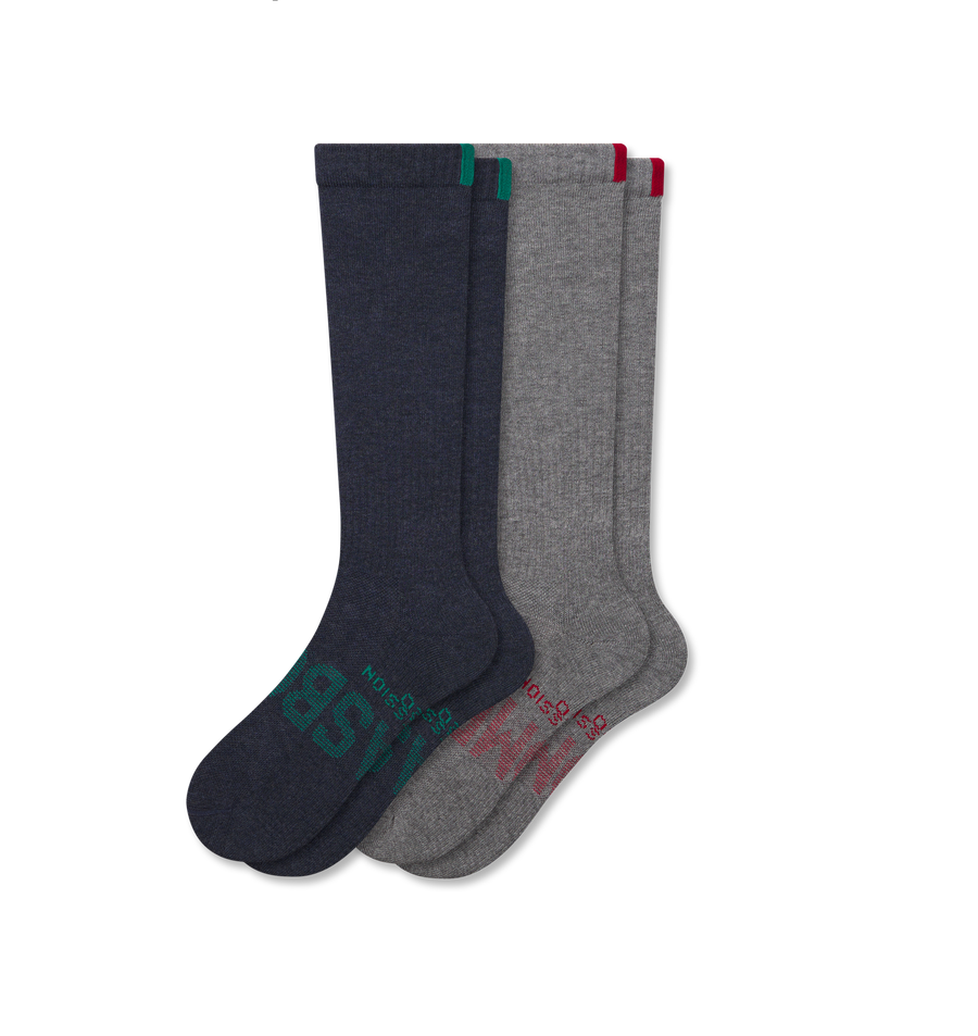 Men’s Everyday Compression Sock 2-Pack Gift Box - Daily Trail Flow