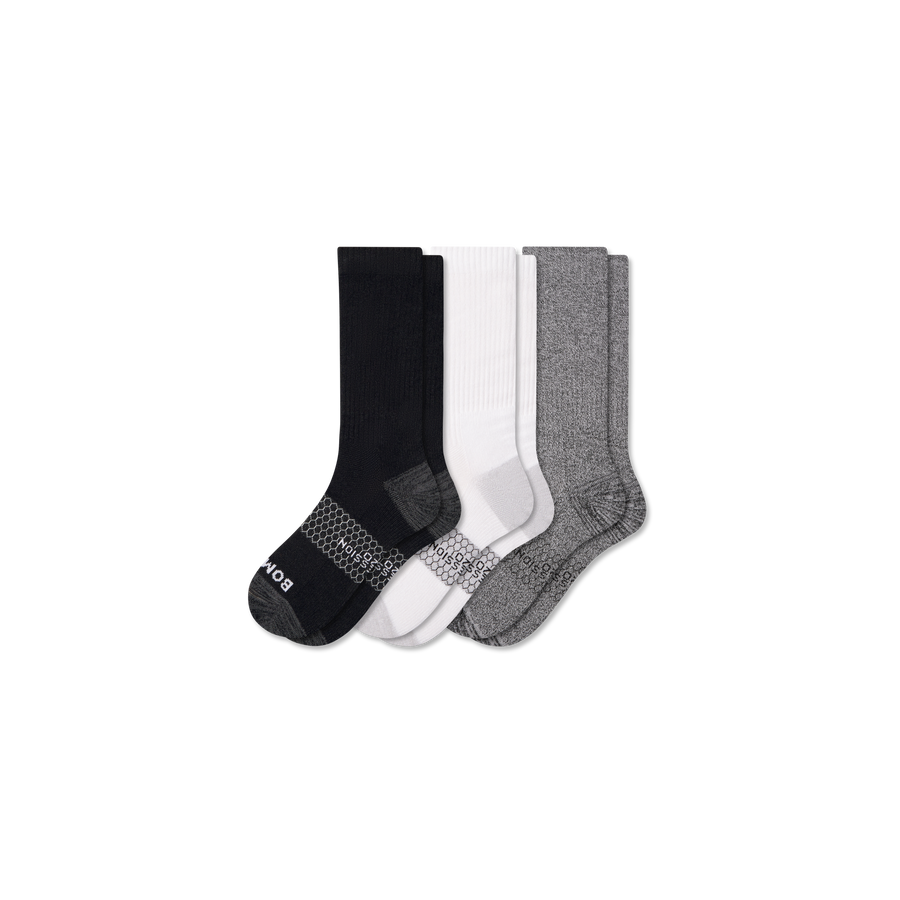 Men’s Everyday Compression Calf Sock 3-Pack (15-20mmHg) - Motion Trail Support