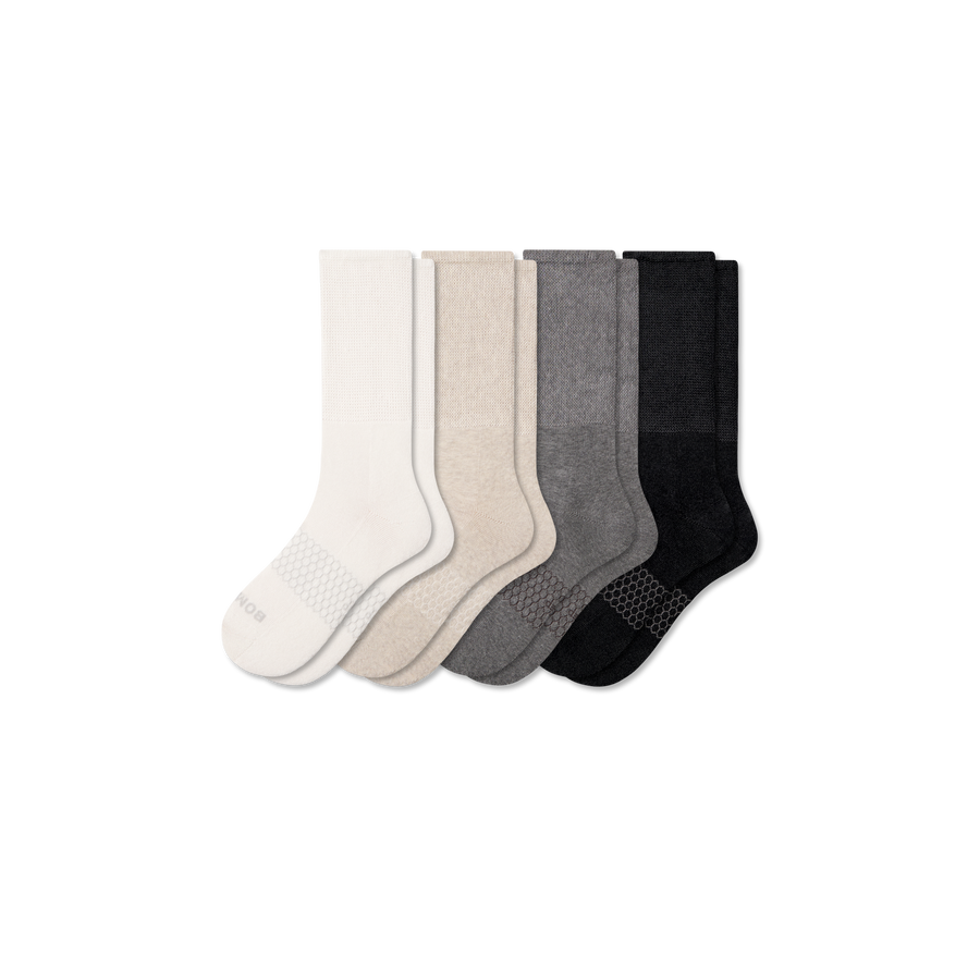 Men's Wide Calf Sock 4-Pack - Fresh Court Wear