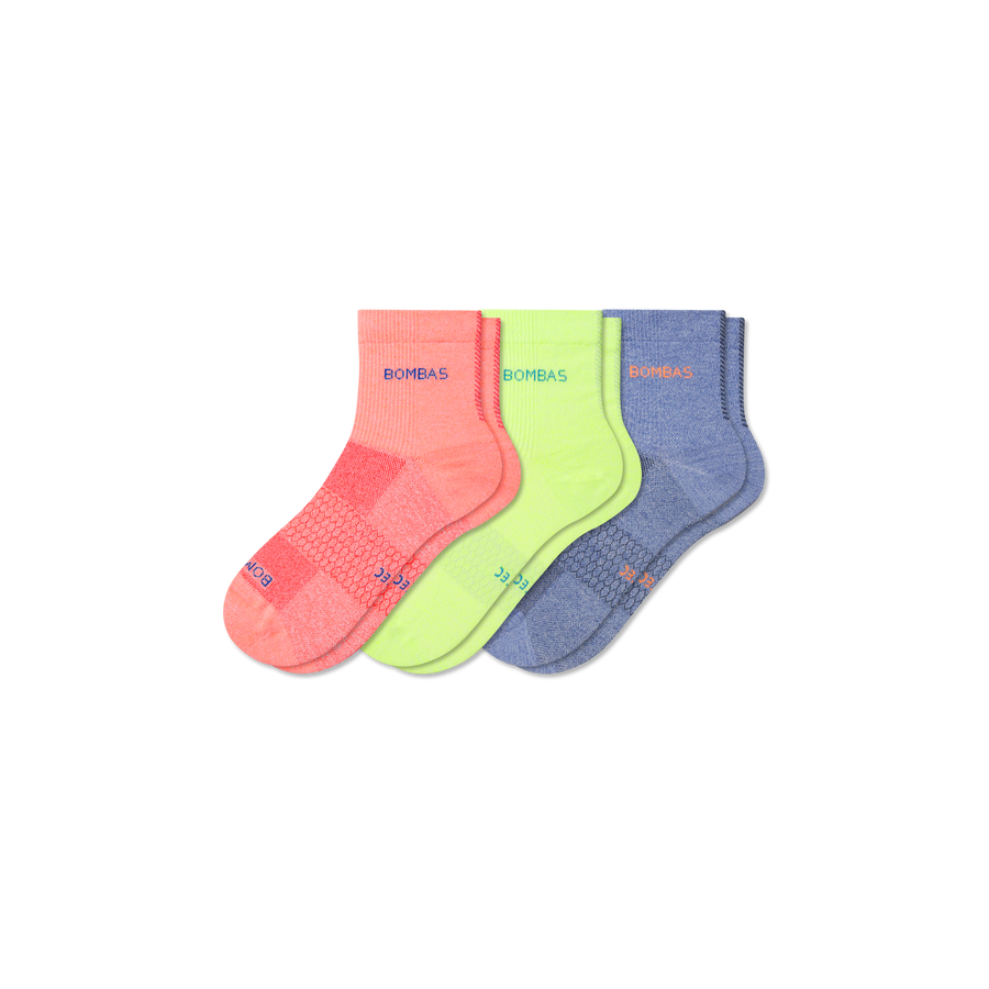 Women's UltraLite Sport Quarter Sock 3-Pack - Fresh Hike Move