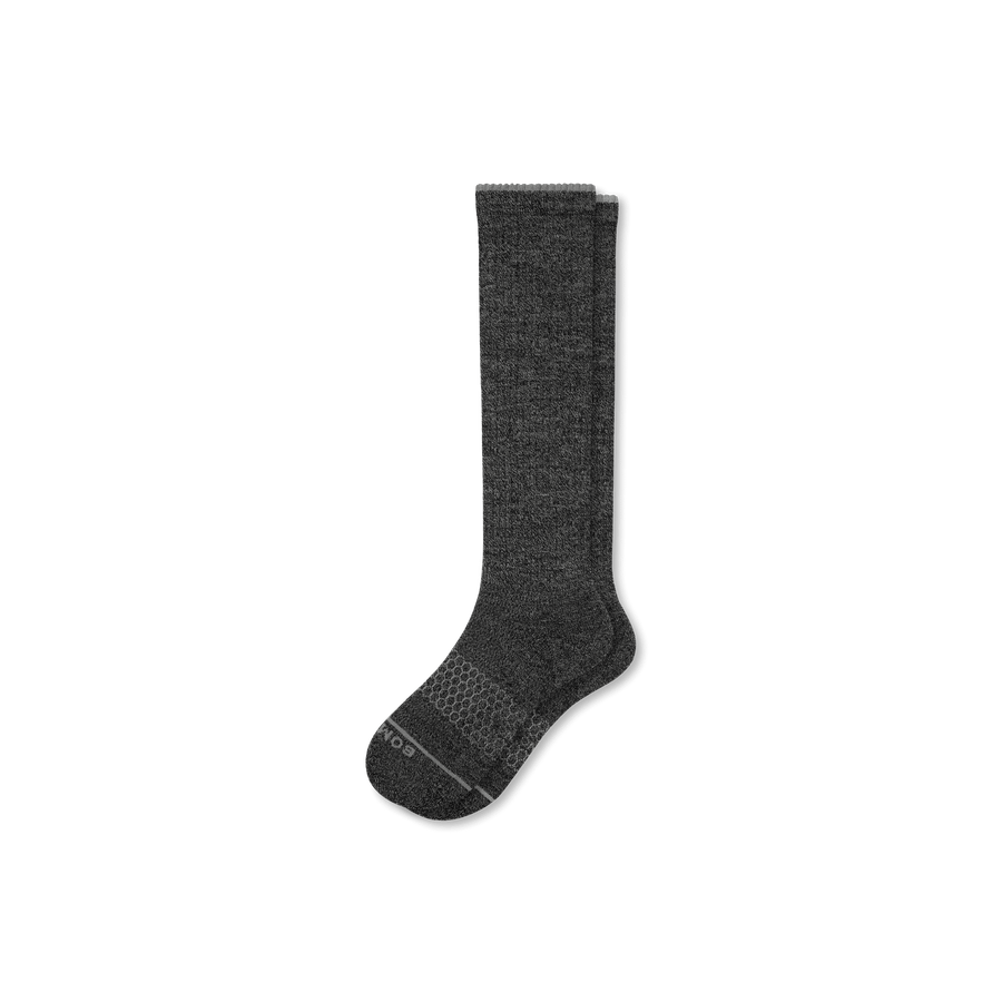 Women's Merino Wool Blend Knee-High Socks - Easy Office Fit