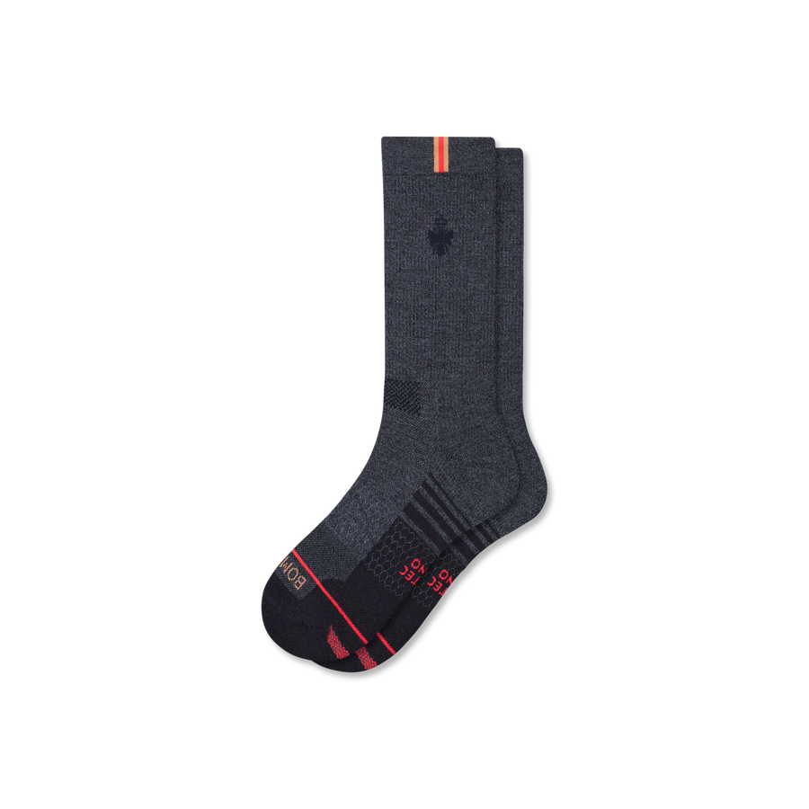 Men's Merino Wool Blend Run Calf Socks - Cozy Studio Rotation