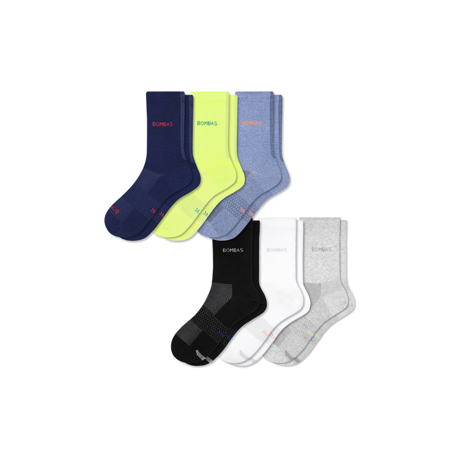 Women's UltraLite Sport Half Calf Sock 6-Pack - Light Recovery Wear