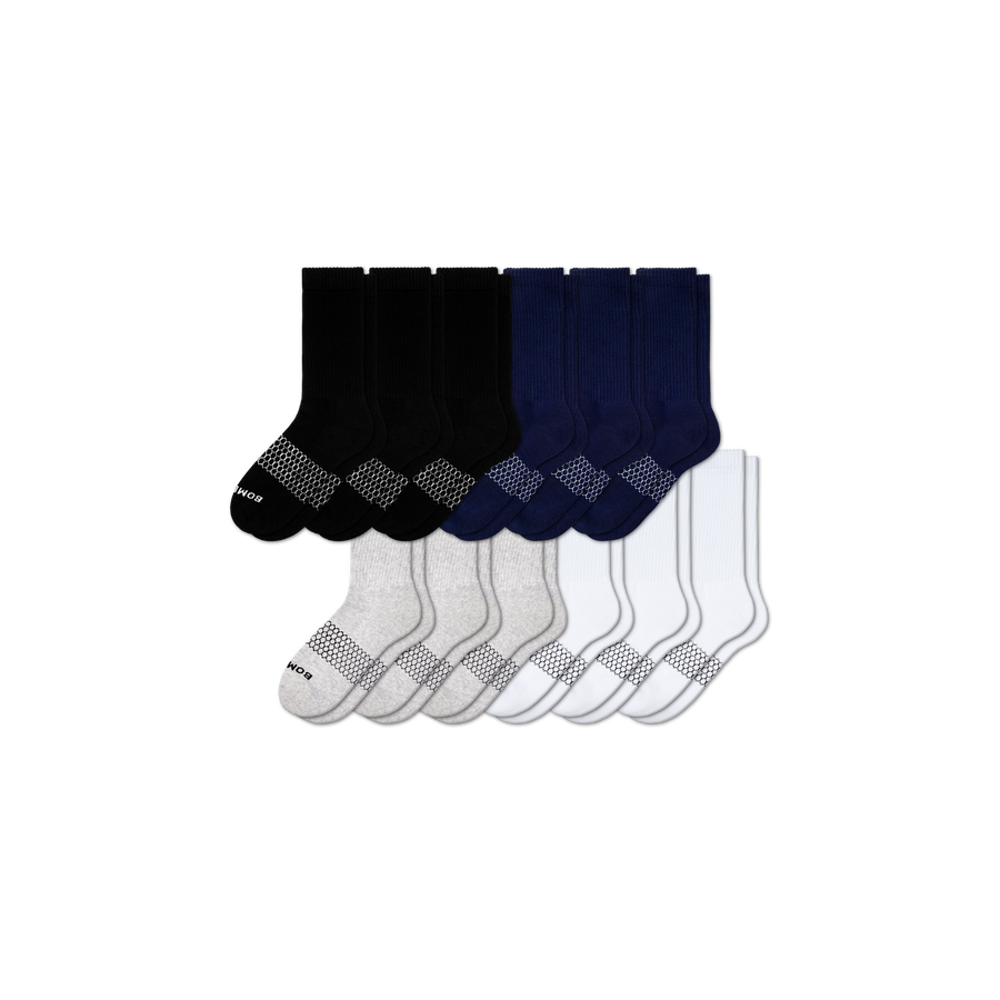 Men's Solids Calf Sock 12-Pack - Fresh Studio Fit
