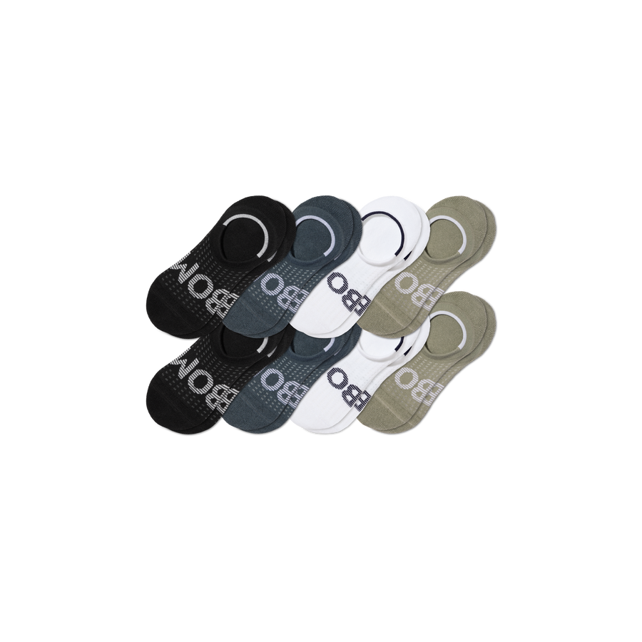 Men's All Sport Cushioned No Show Sock 8-Pack - Breathable Court Pair
