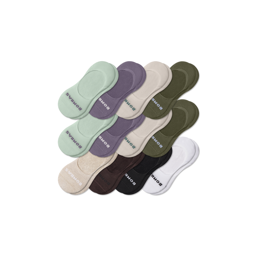 Women's Mid-Cut Cushioned No Show Sock 12-Pack - Daily Shift Support