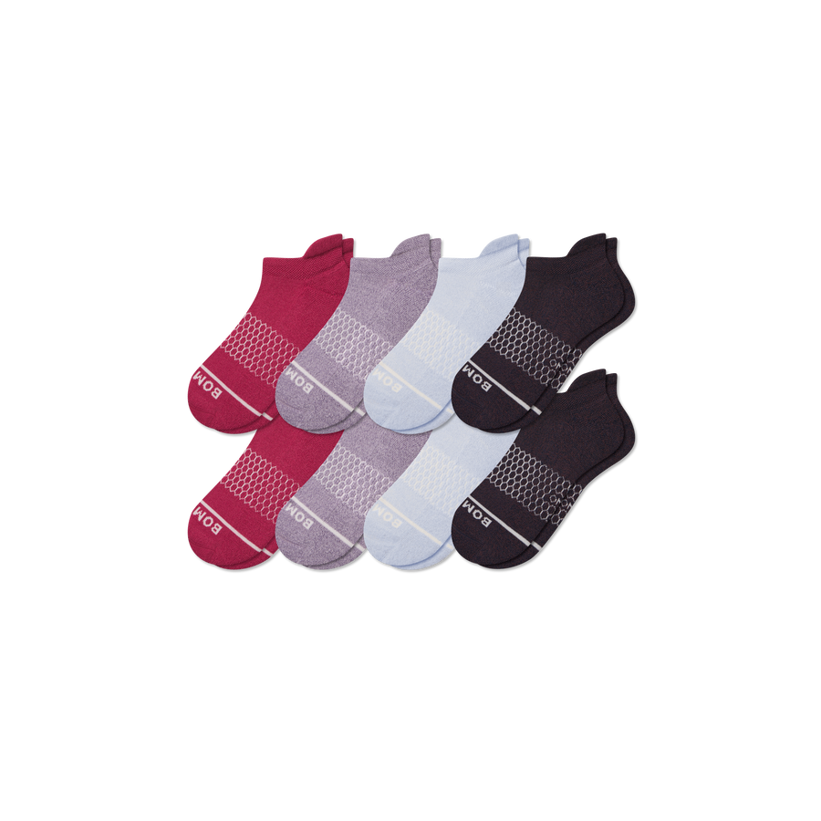 Women's Merino Wool Blend Ankle Sock 8-Pack - Active Everyday Comfort
