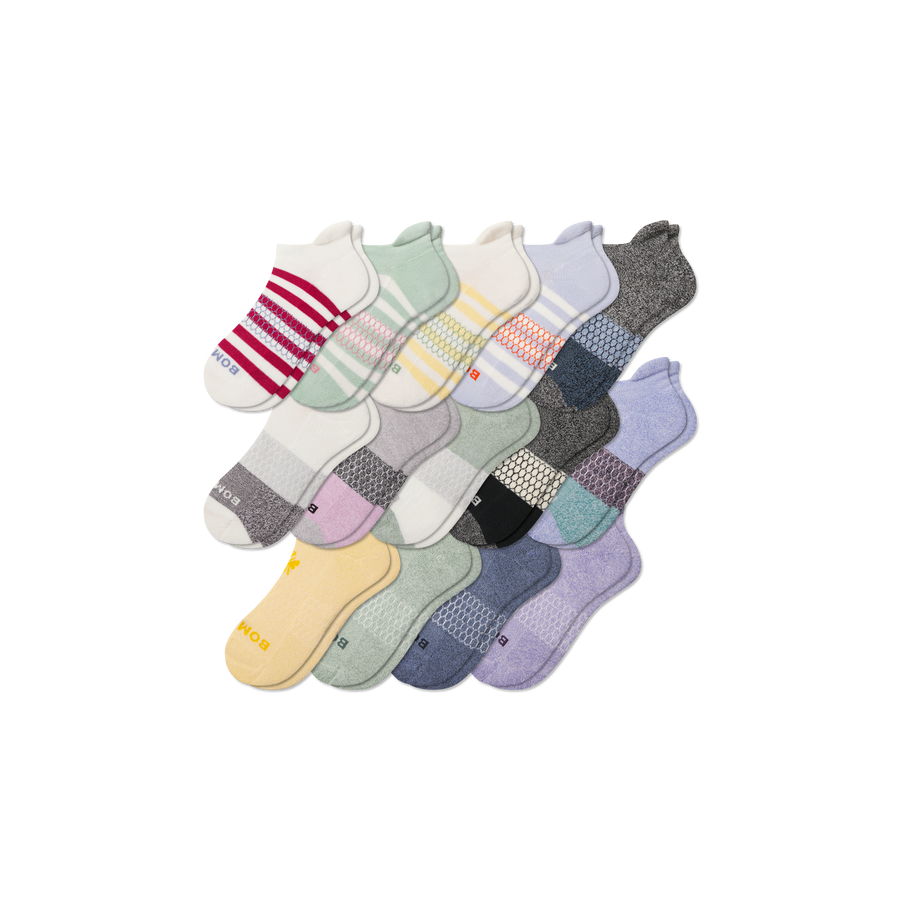 Youth Ankle Sock 14-Pack - Soft No Show Fit
