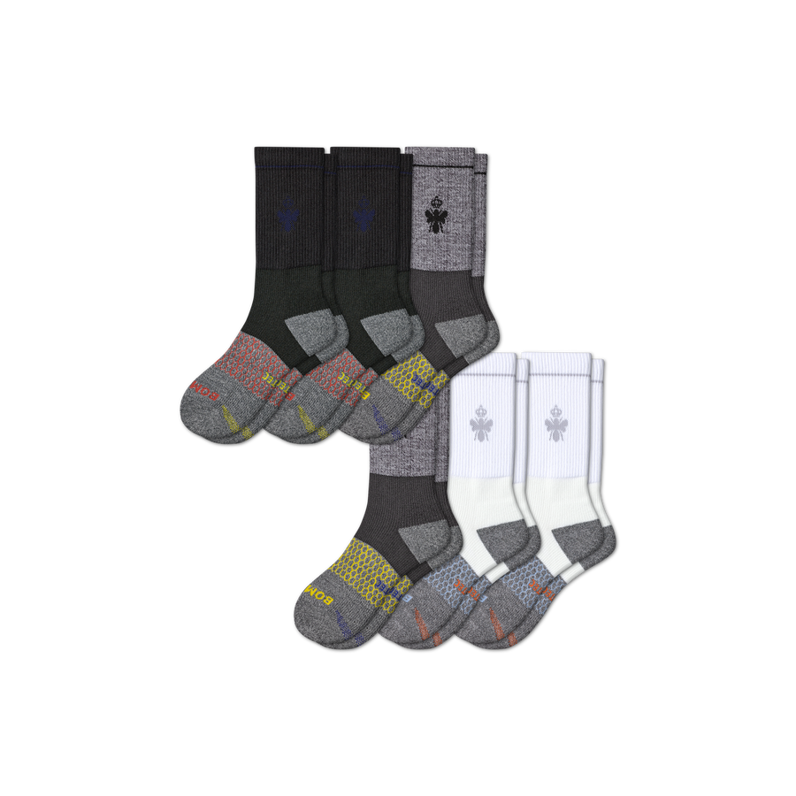 Men's Performance Targeted Compression Calf Sock 6-Pack - Dynamic Race Flow