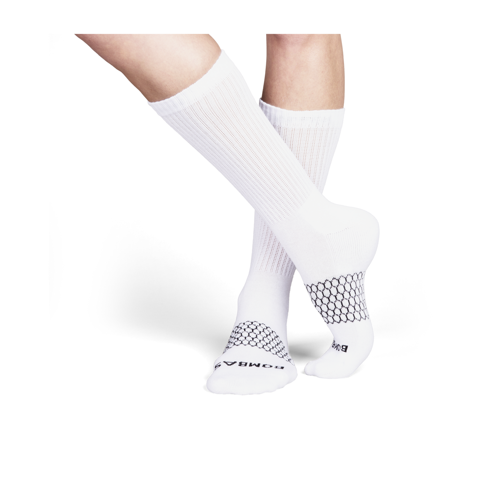 Women's Solids Calf Socks - white - 16